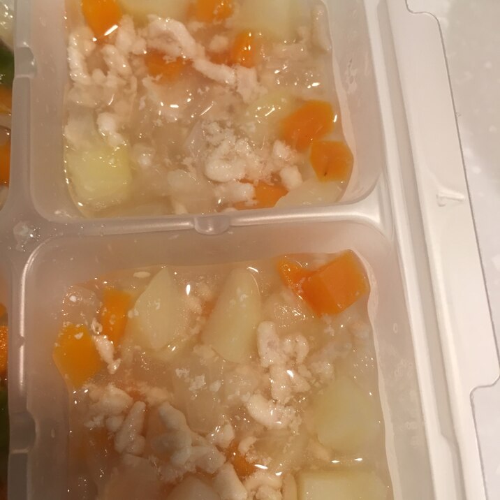 離乳食後期 鶏ひき肉で時短肉じゃが レシピ 作り方 By ズボラでもおいしいごはんが食べたい 楽天レシピ 離乳食後期 鶏ひき肉で時短肉じゃが レシピ 作り方 By ズボラでもおいしいごはんが食べたい 楽天レシピ